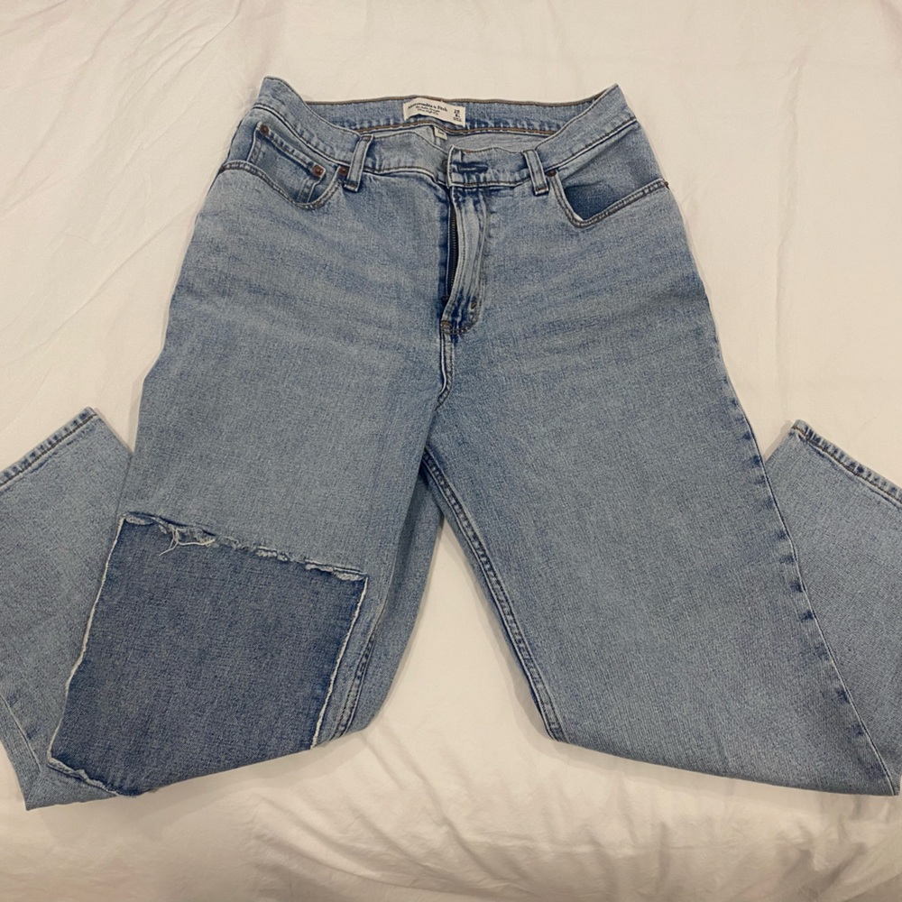 Abercrombie Ankle Straight Ultra High Rise - Curve Love